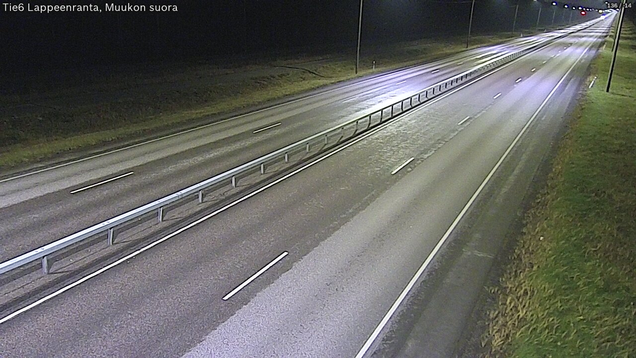 Weather Camera Image Tie 6 Villmanstrand, Muukko rakan, Lappeenranta, Etelä-Karjala