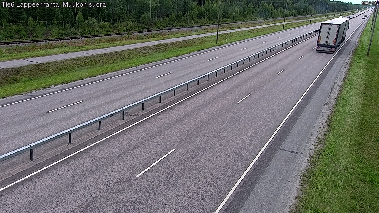 Kelikamerat Kuva Tie 6 Lappeenranta, Muukon suora, Lappeenranta, Etelä-Karjala