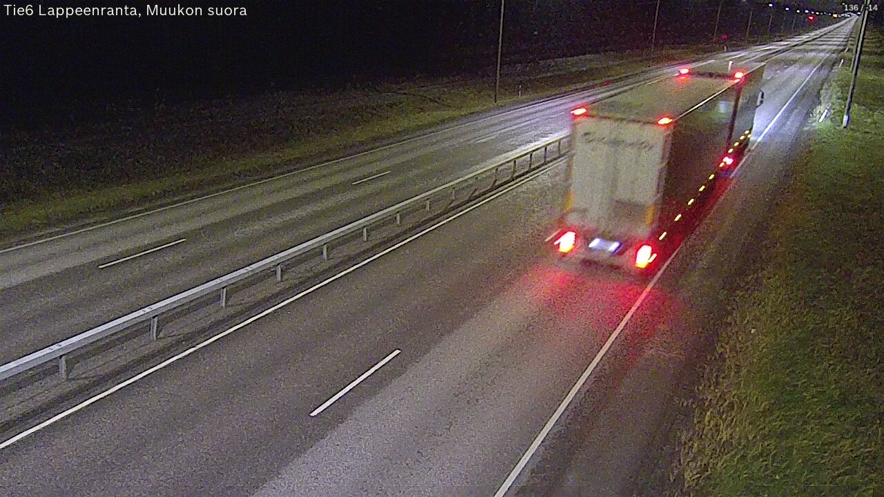 Weather Camera Image Tie 6 Villmanstrand, Muukko rakan, Lappeenranta, Etelä-Karjala