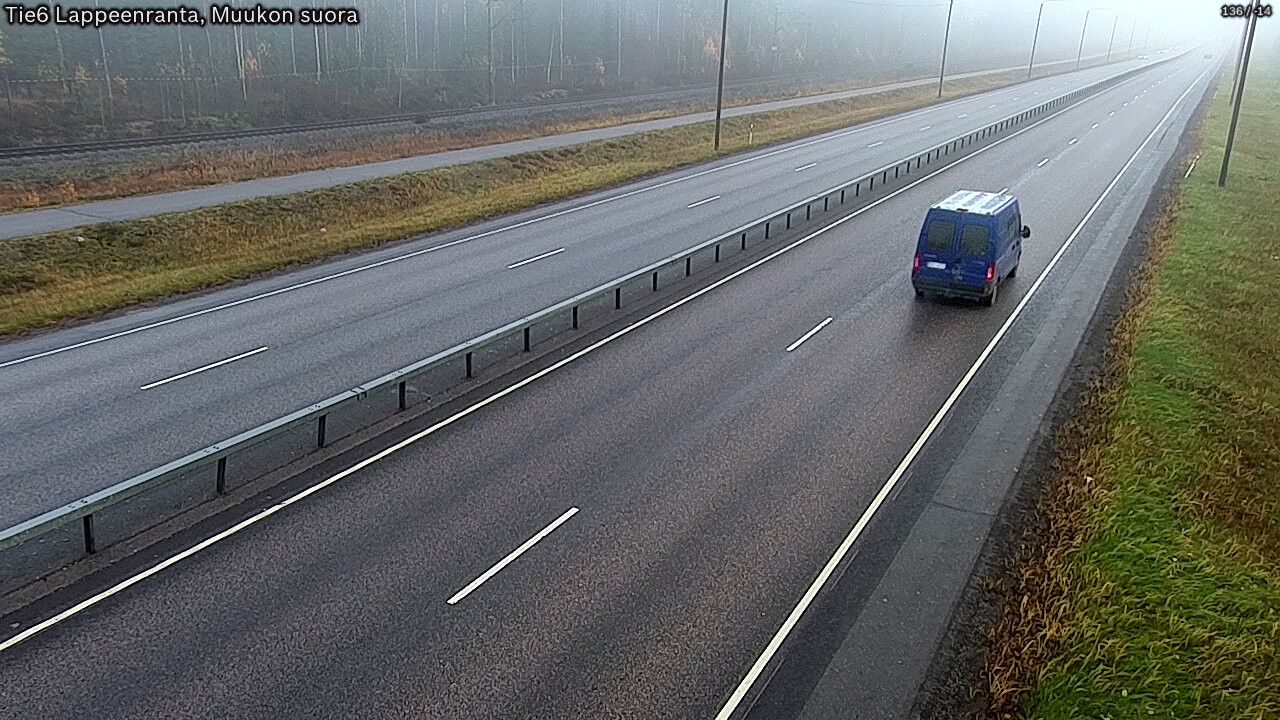 Kelikamerat Kuva Tie 6 Lappeenranta, Muukon suora, Lappeenranta, Etelä-Karjala