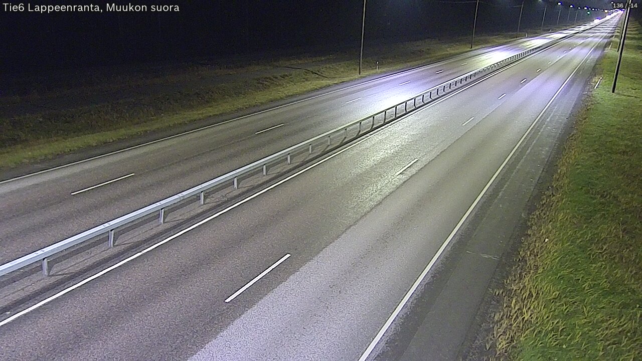 Weather Camera Image Tie 6 Villmanstrand, Muukko rakan, Lappeenranta, Etelä-Karjala