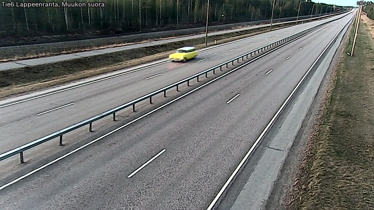 Weather Camera Image Tie 6 Villmanstrand, Muukko rakan, Lappeenranta, Etelä-Karjala