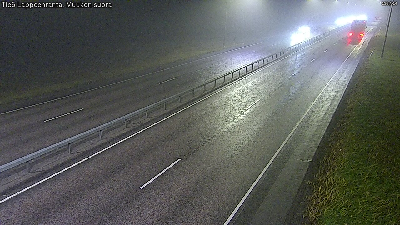 Kelikamerat Kuva Tie 6 Lappeenranta, Muukon suora, Lappeenranta, Etelä-Karjala