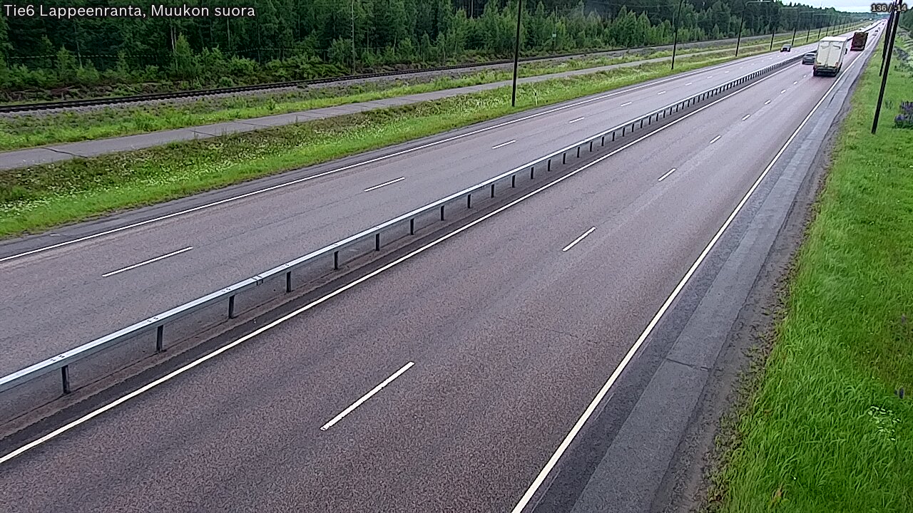 Kelikamerat Kuva Tie 6 Lappeenranta, Muukon suora, Lappeenranta, Etelä-Karjala