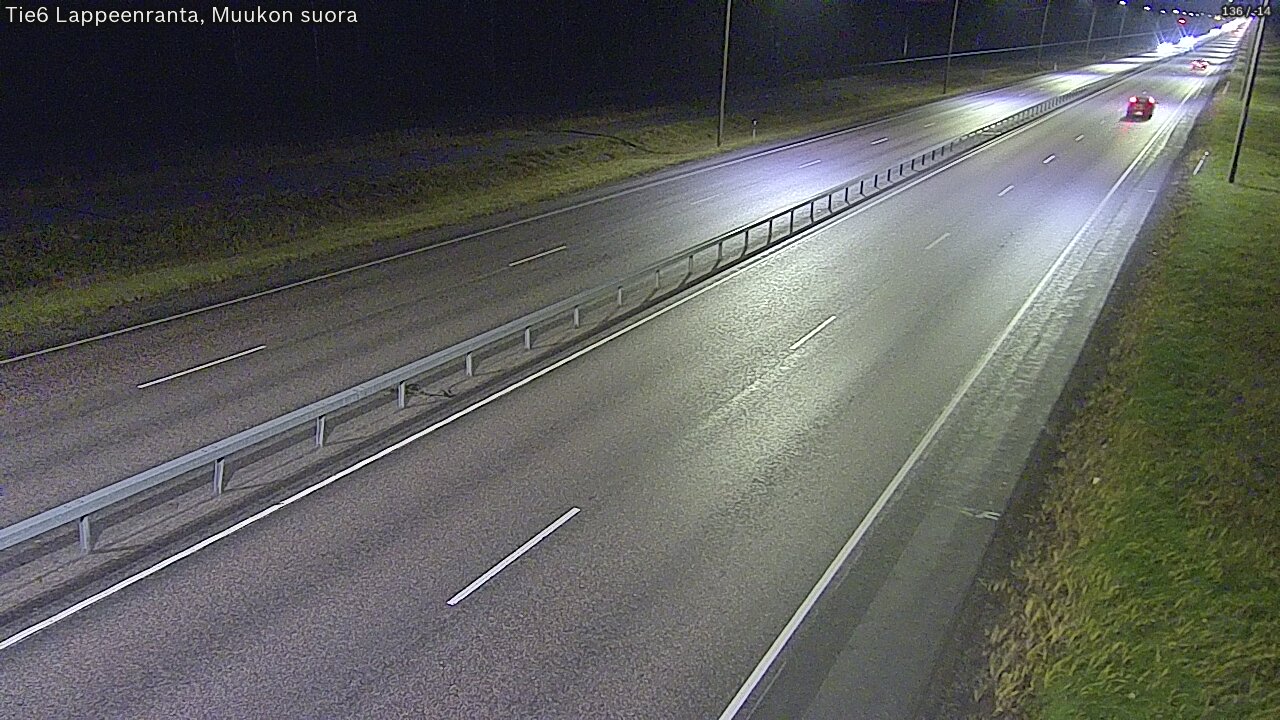 Weather Camera Image Tie 6 Villmanstrand, Muukko rakan, Lappeenranta, Etelä-Karjala