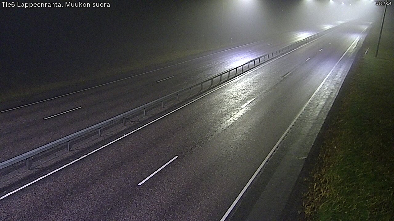 Kelikamerat Kuva Tie 6 Lappeenranta, Muukon suora, Lappeenranta, Etelä-Karjala