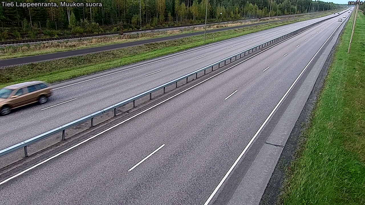 Kelikamerat Kuva Tie 6 Lappeenranta, Muukon suora, Lappeenranta, Etelä-Karjala