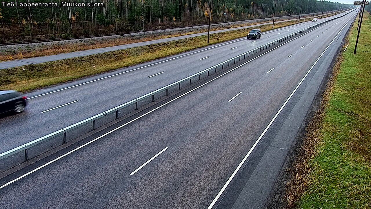 Kelikamerat Kuva Tie 6 Lappeenranta, Muukon suora, Lappeenranta, Etelä-Karjala