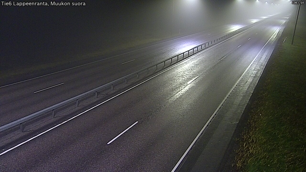 Kelikamerat Kuva Tie 6 Lappeenranta, Muukon suora, Lappeenranta, Etelä-Karjala