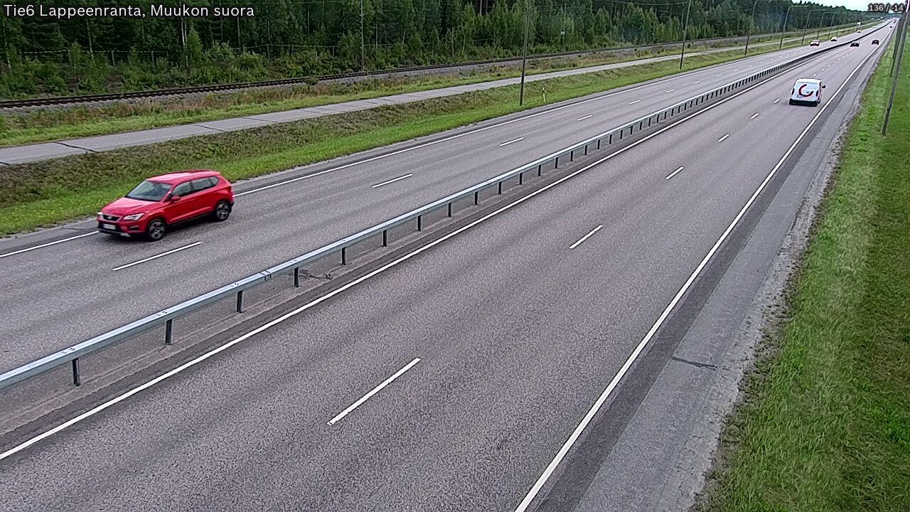 Kelikamerat Kuva Tie 6 Lappeenranta, Muukon suora, Lappeenranta, Etelä-Karjala
