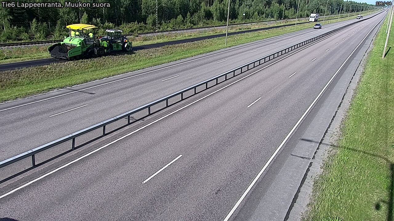 Kelikamerat Kuva Tie 6 Lappeenranta, Muukon suora, Lappeenranta, Etelä-Karjala