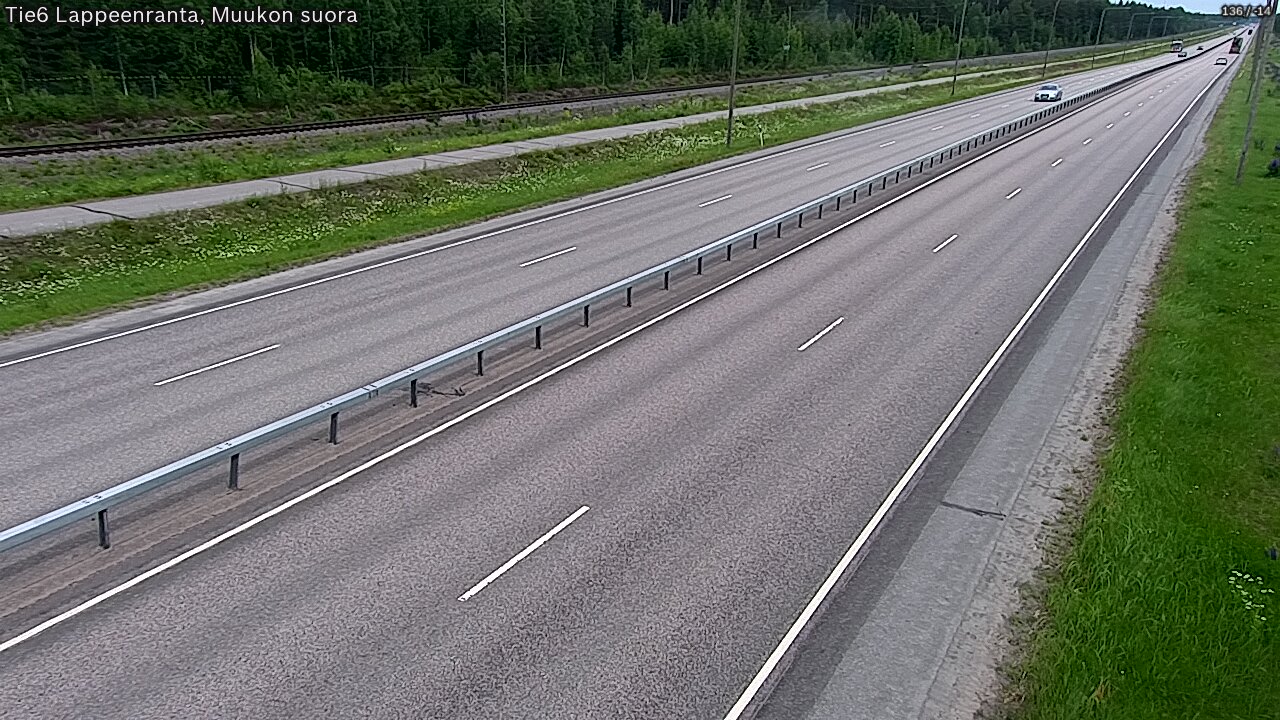 Kelikamerat Kuva Tie 6 Lappeenranta, Muukon suora, Lappeenranta, Etelä-Karjala