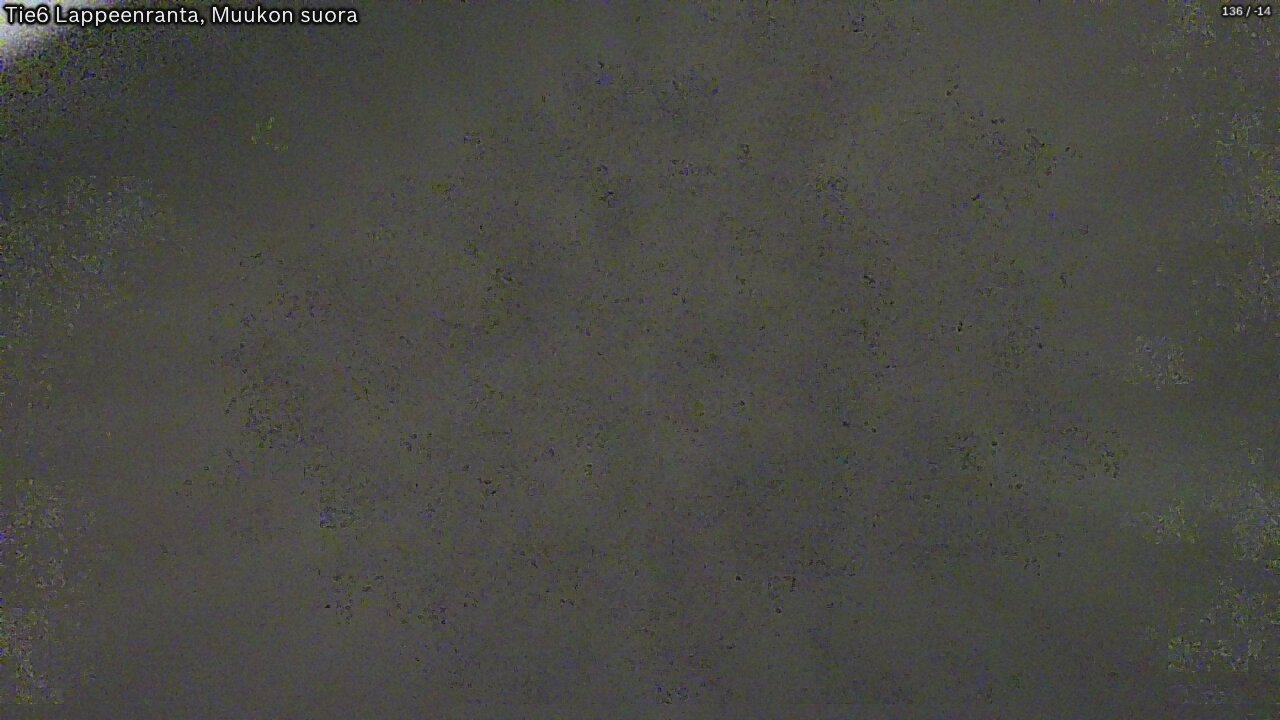 Weather Camera Image Tie 6 Villmanstrand, Muukko rakan, Lappeenranta, Etelä-Karjala