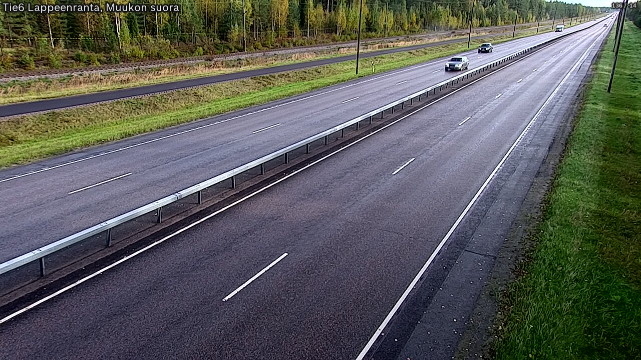 Kelikamerat Kuva Tie 6 Lappeenranta, Muukon suora, Lappeenranta, Etelä-Karjala