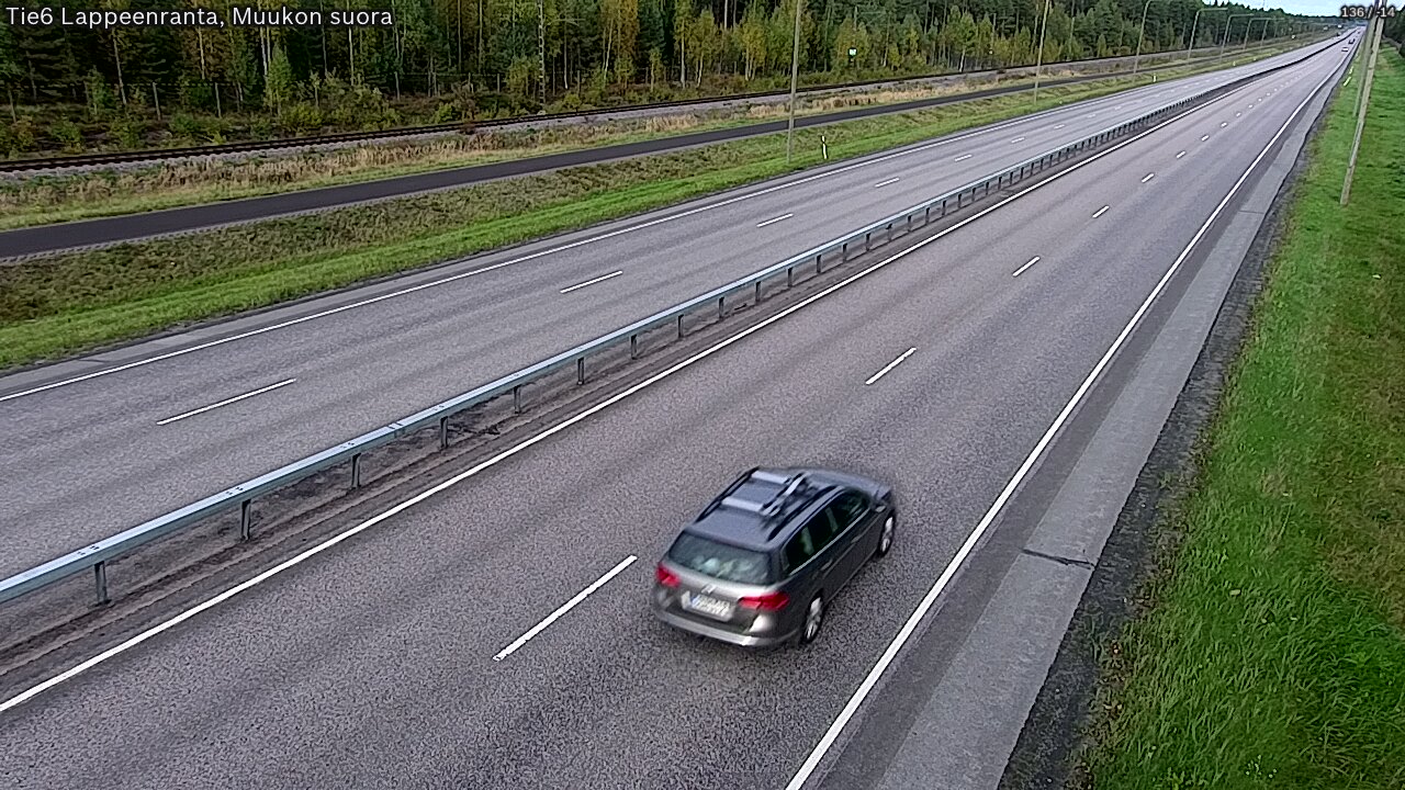 Kelikamerat Kuva Tie 6 Lappeenranta, Muukon suora, Lappeenranta, Etelä-Karjala
