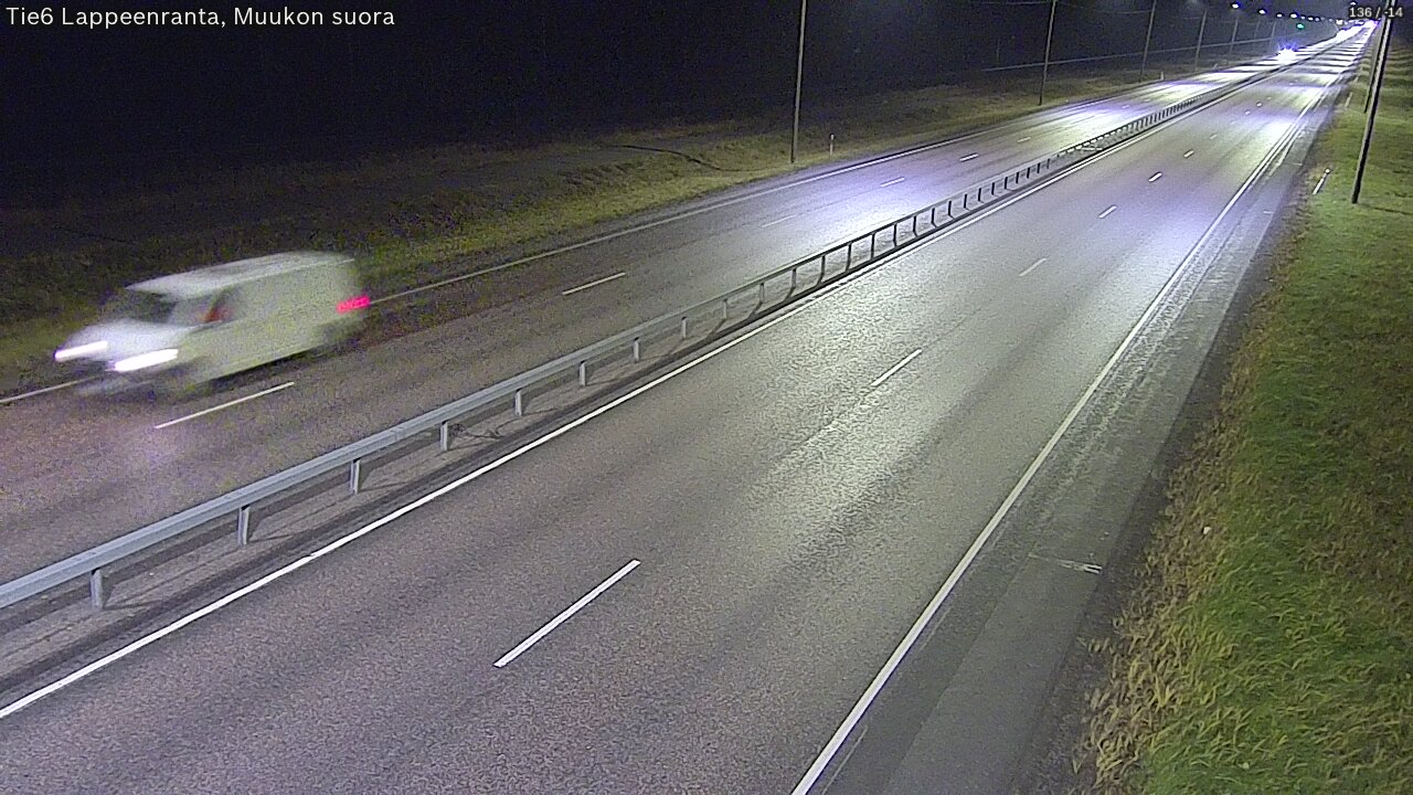 Weather Camera Image Tie 6 Villmanstrand, Muukko rakan, Lappeenranta, Etelä-Karjala