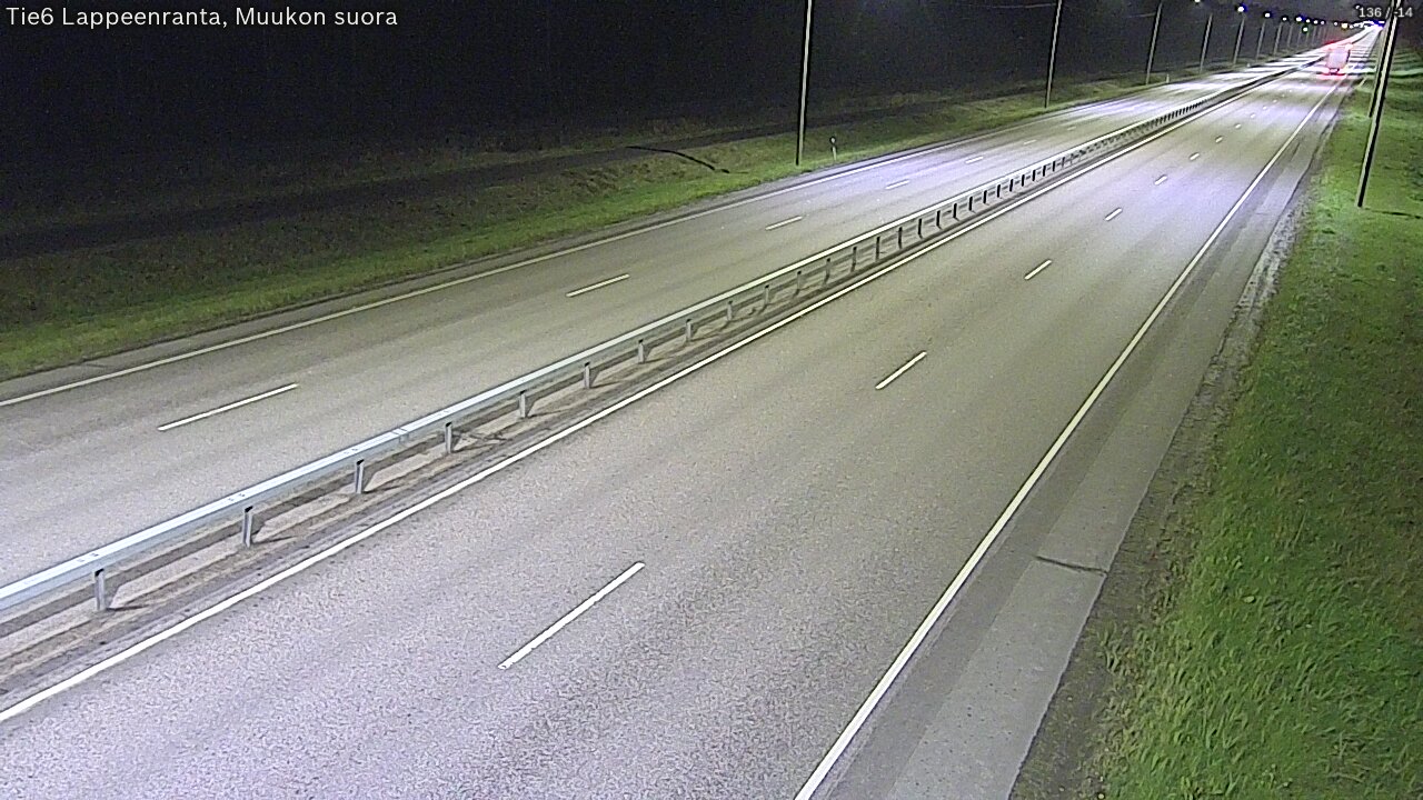 Kelikamerat Kuva Tie 6 Lappeenranta, Muukon suora, Lappeenranta, Etelä-Karjala
