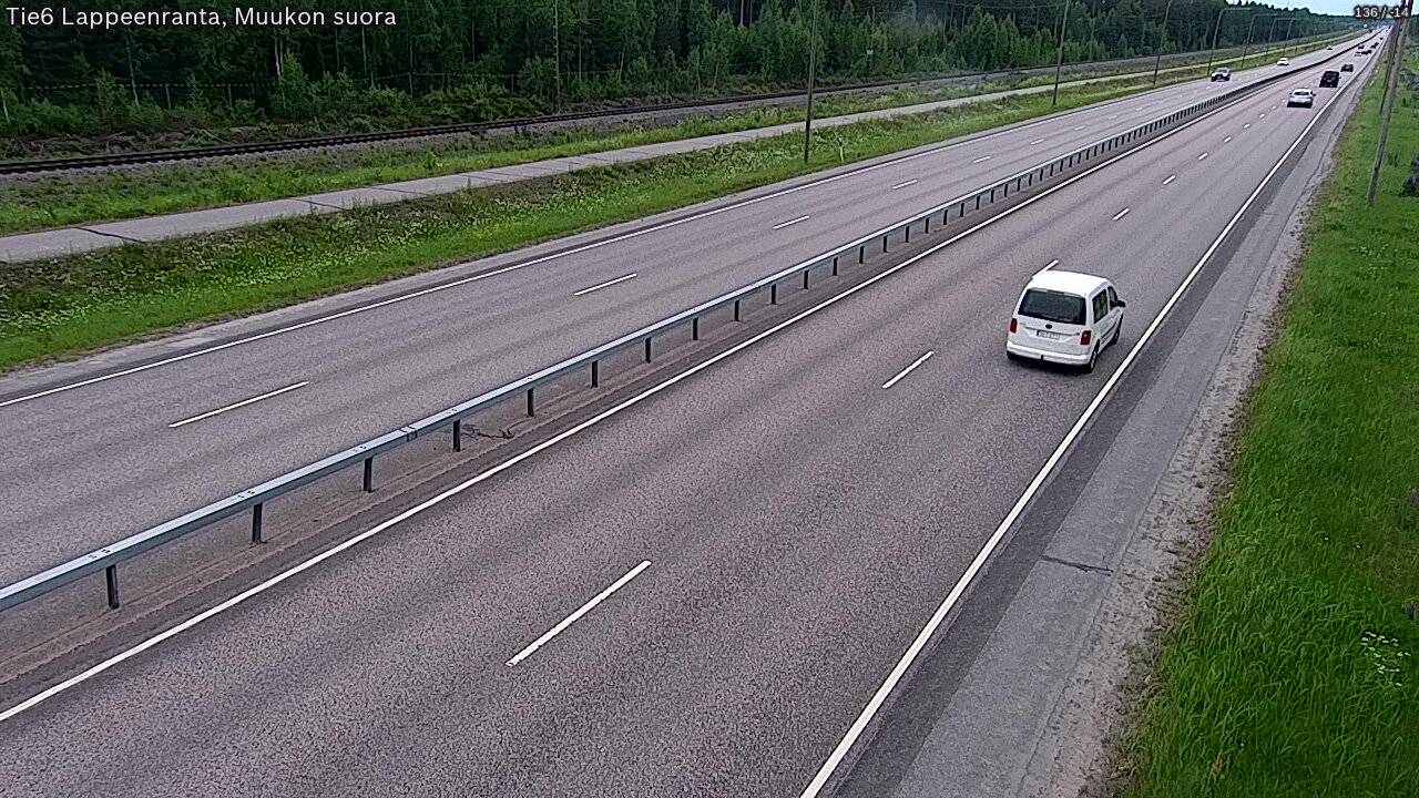 Kelikamerat Kuva Tie 6 Lappeenranta, Muukon suora, Lappeenranta, Etelä-Karjala