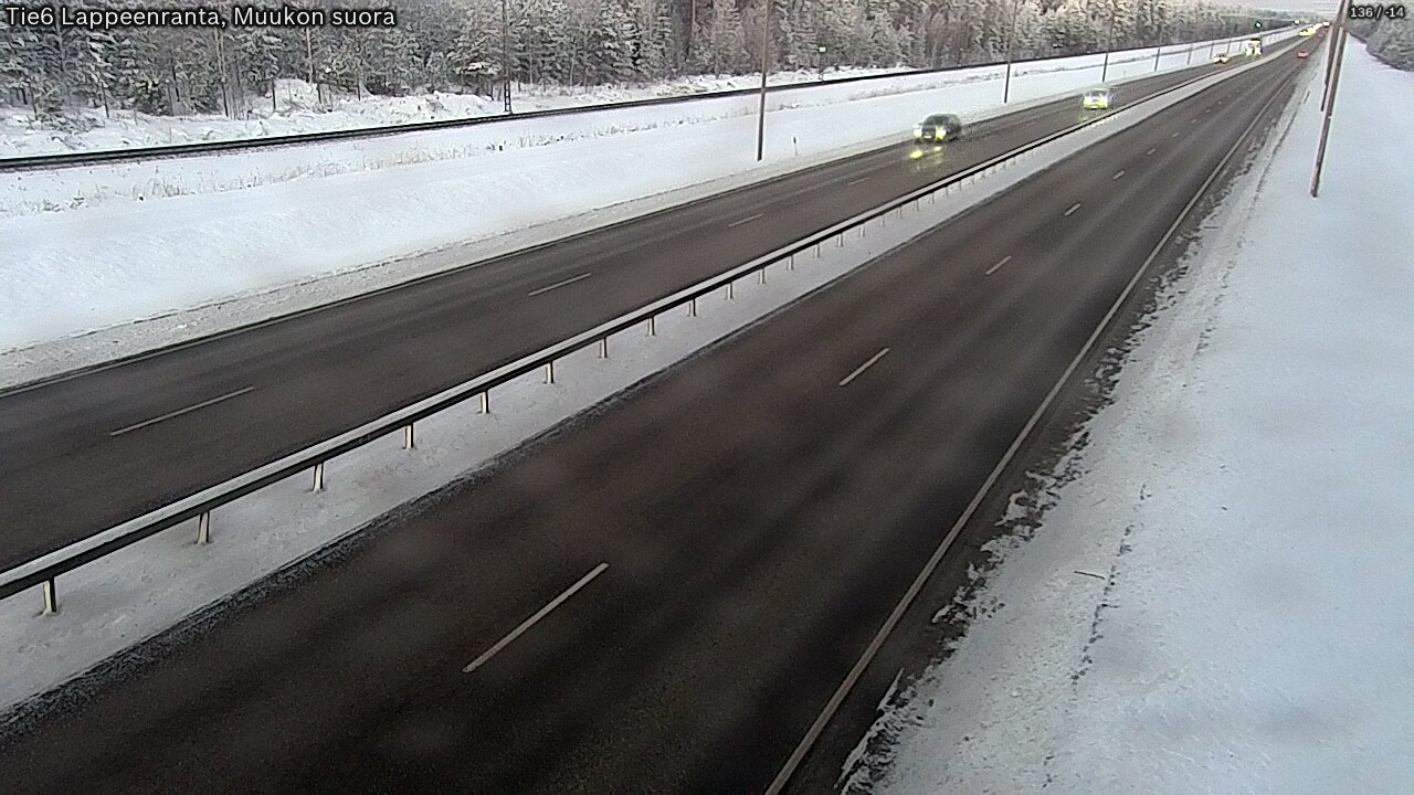 Kelikamerat Kuva Tie 6 Lappeenranta, Muukon suora, Lappeenranta, Etelä-Karjala