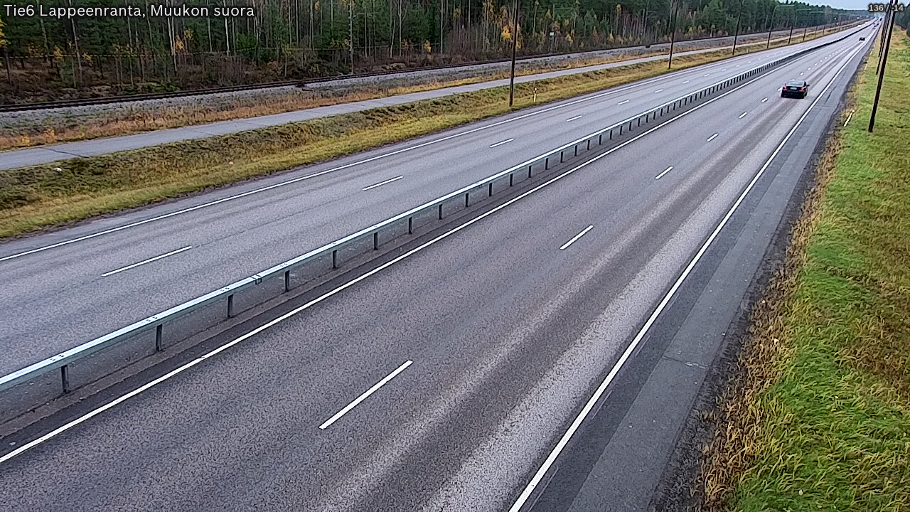 Kelikamerat Kuva Tie 6 Lappeenranta, Muukon suora, Lappeenranta, Etelä-Karjala