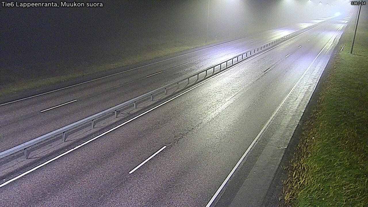 Kelikamerat Kuva Tie 6 Lappeenranta, Muukon suora, Lappeenranta, Etelä-Karjala