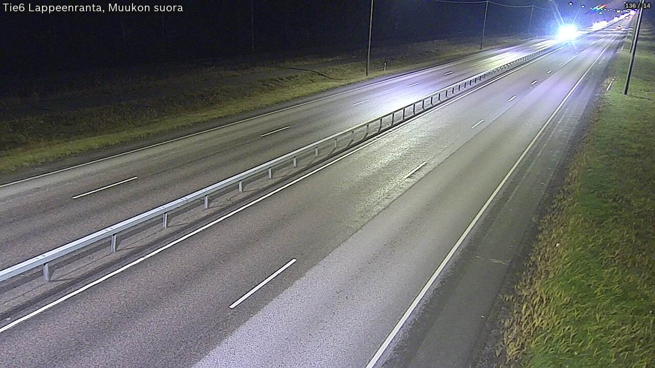Weather Camera Image Tie 6 Villmanstrand, Muukko rakan, Lappeenranta, Etelä-Karjala