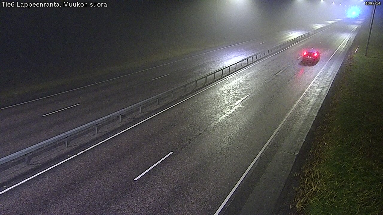 Kelikamerat Kuva Tie 6 Lappeenranta, Muukon suora, Lappeenranta, Etelä-Karjala