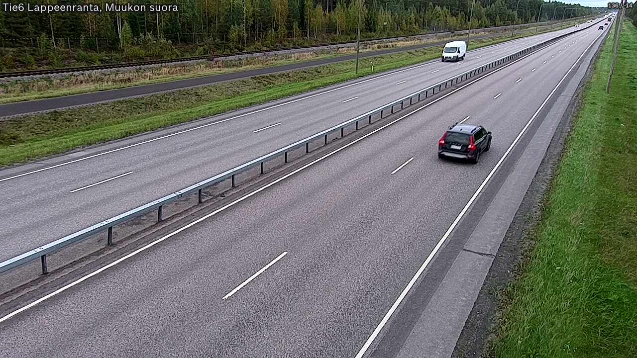 Kelikamerat Kuva Tie 6 Lappeenranta, Muukon suora, Lappeenranta, Etelä-Karjala