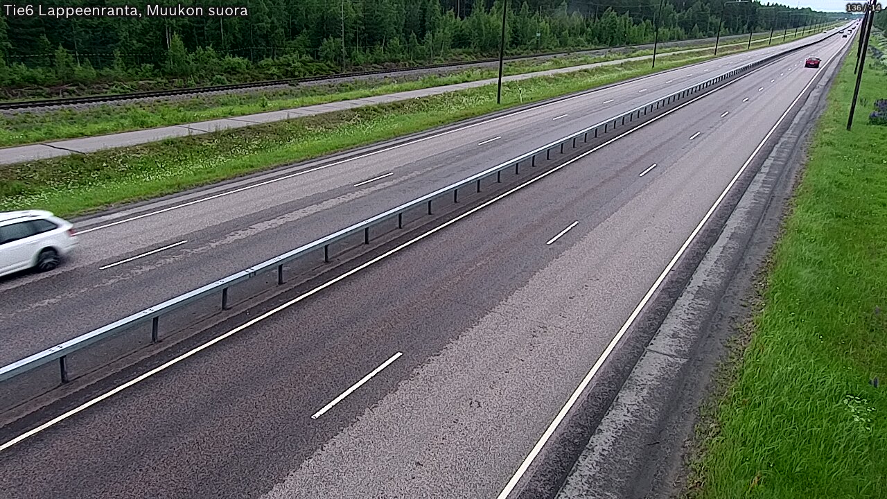 Kelikamerat Kuva Tie 6 Lappeenranta, Muukon suora, Lappeenranta, Etelä-Karjala