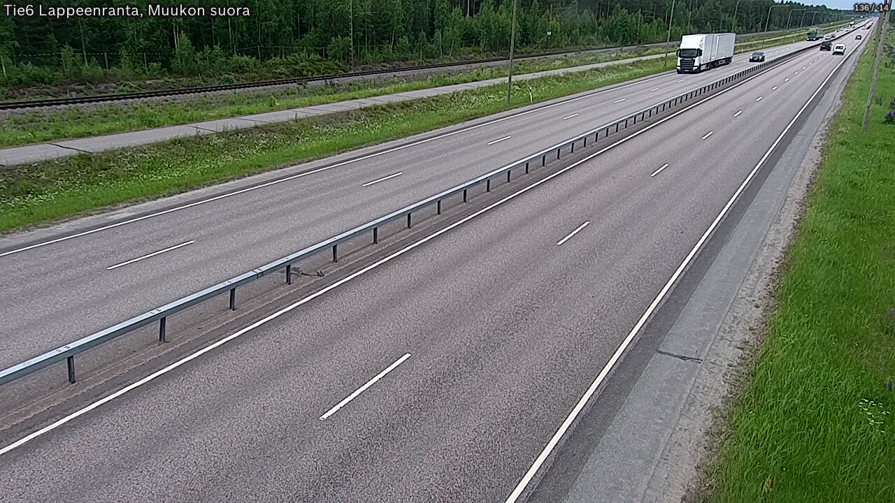 Kelikamerat Kuva Tie 6 Lappeenranta, Muukon suora, Lappeenranta, Etelä-Karjala