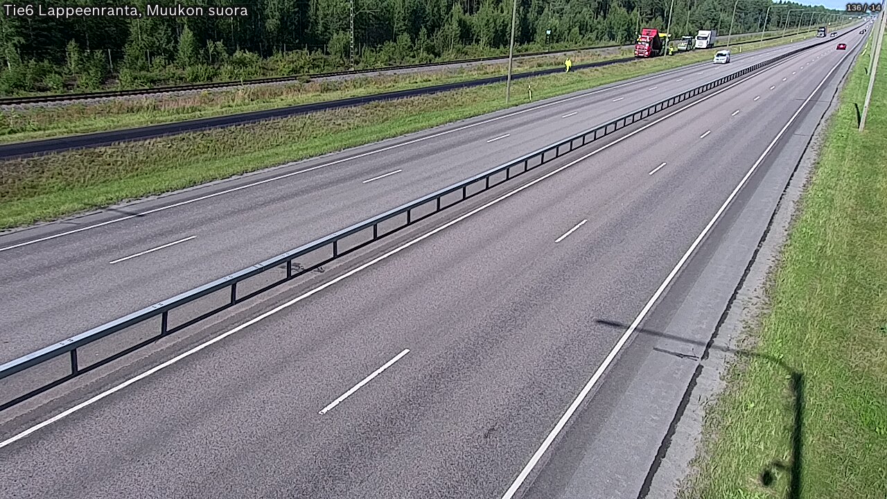 Kelikamerat Kuva Tie 6 Lappeenranta, Muukon suora, Lappeenranta, Etelä-Karjala