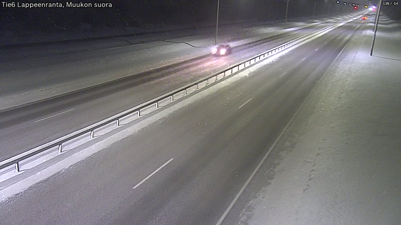 Weather Camera Image Tie 6 Villmanstrand, Muukko rakan, Lappeenranta, Etelä-Karjala