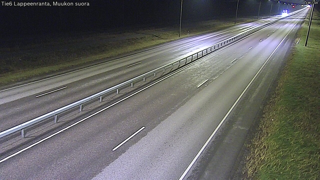 Weather Camera Image Tie 6 Villmanstrand, Muukko rakan, Lappeenranta, Etelä-Karjala