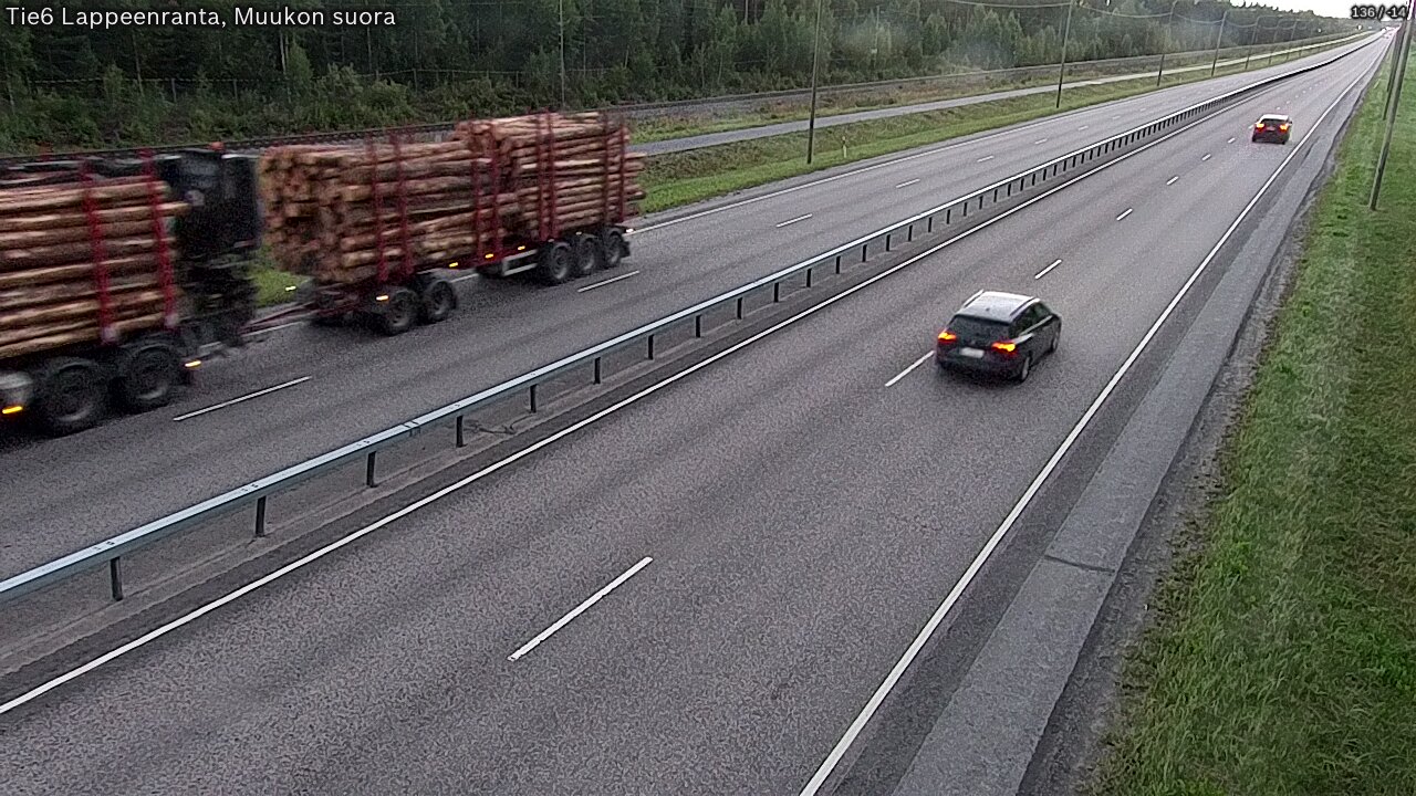 Kelikamerat Kuva Tie 6 Lappeenranta, Muukon suora, Lappeenranta, Etelä-Karjala