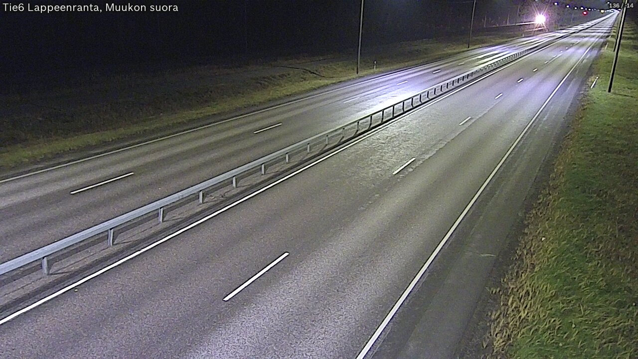 Weather Camera Image Tie 6 Villmanstrand, Muukko rakan, Lappeenranta, Etelä-Karjala