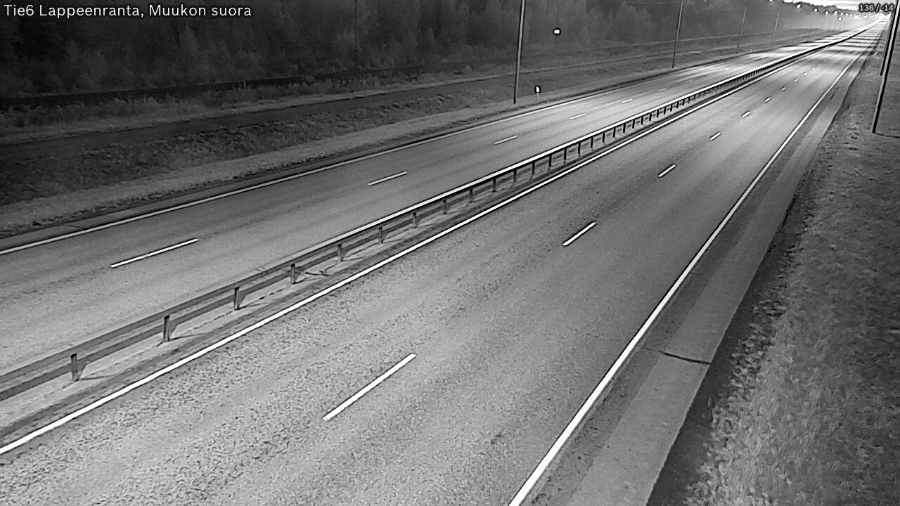 Kelikamerat Kuva Tie 6 Lappeenranta, Muukon suora, Lappeenranta, Etelä-Karjala
