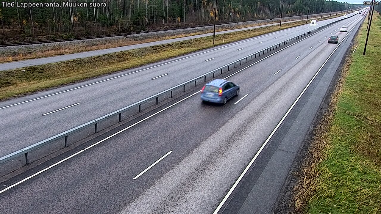 Kelikamerat Kuva Tie 6 Lappeenranta, Muukon suora, Lappeenranta, Etelä-Karjala