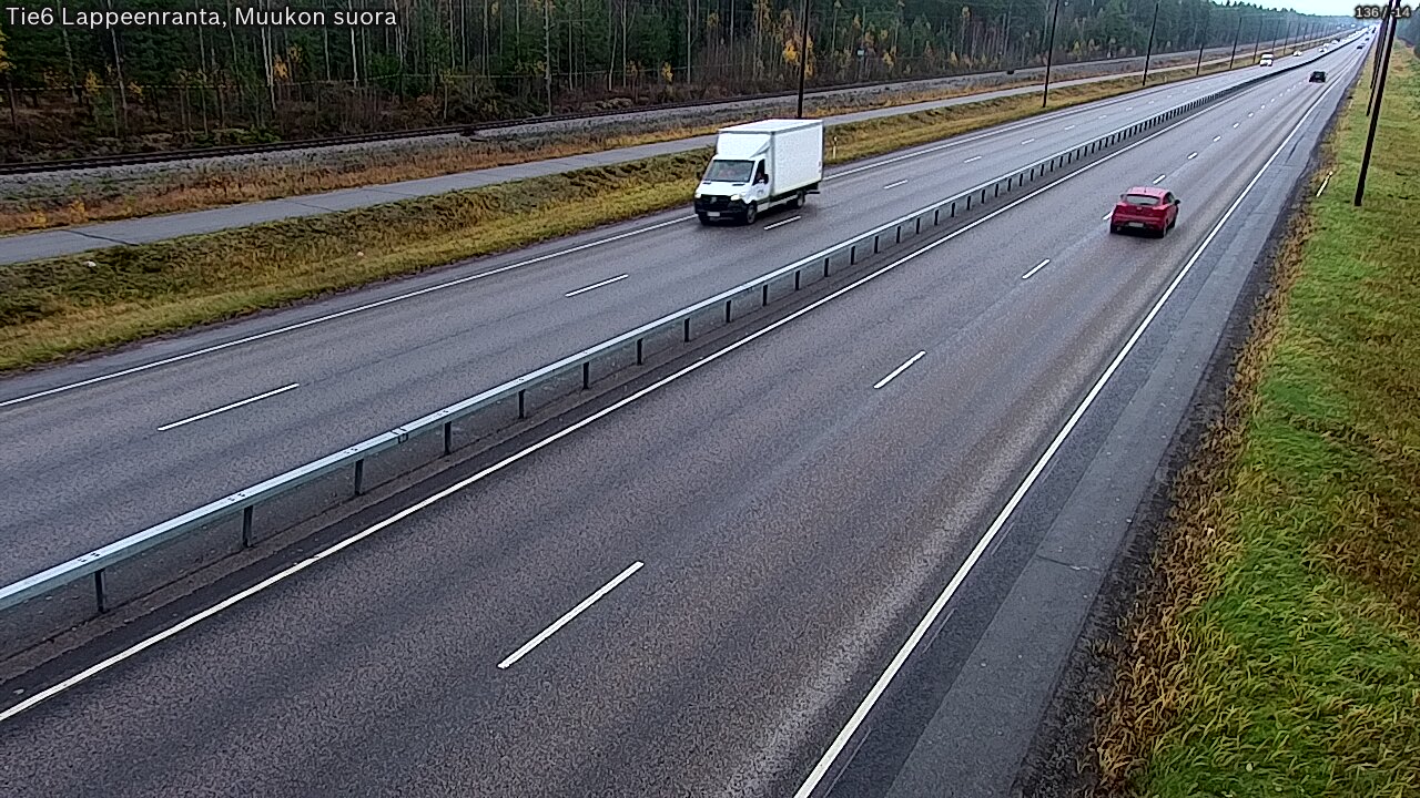 Kelikamerat Kuva Tie 6 Lappeenranta, Muukon suora, Lappeenranta, Etelä-Karjala
