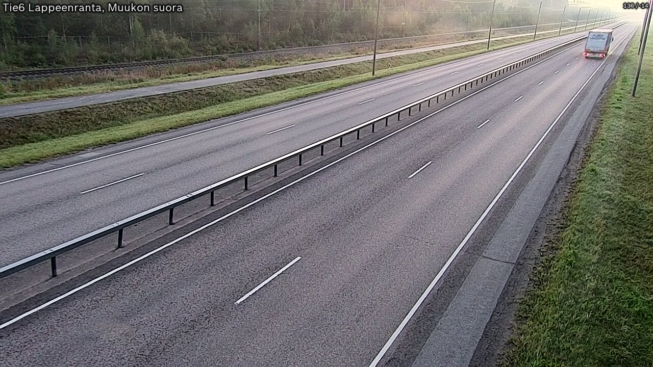 Kelikamerat Kuva Tie 6 Lappeenranta, Muukon suora, Lappeenranta, Etelä-Karjala