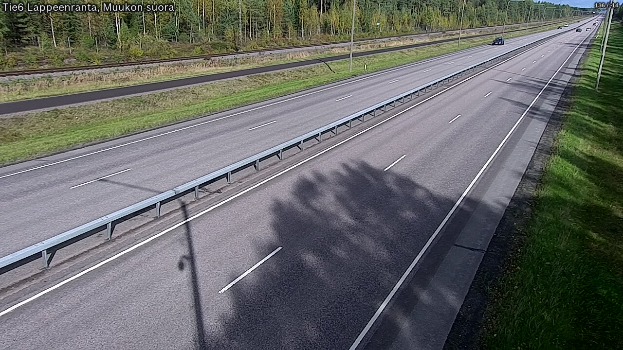 Kelikamerat Kuva Tie 6 Lappeenranta, Muukon suora, Lappeenranta, Etelä-Karjala