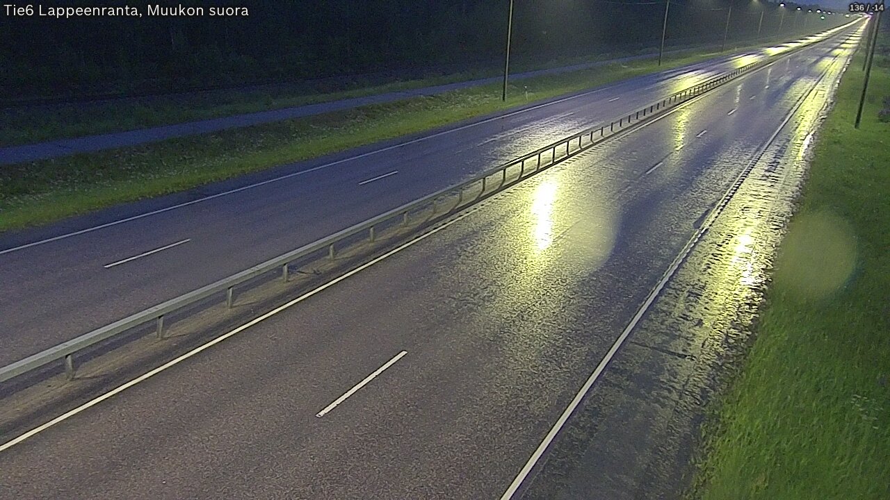Kelikamerat Kuva Tie 6 Lappeenranta, Muukon suora, Lappeenranta, Etelä-Karjala