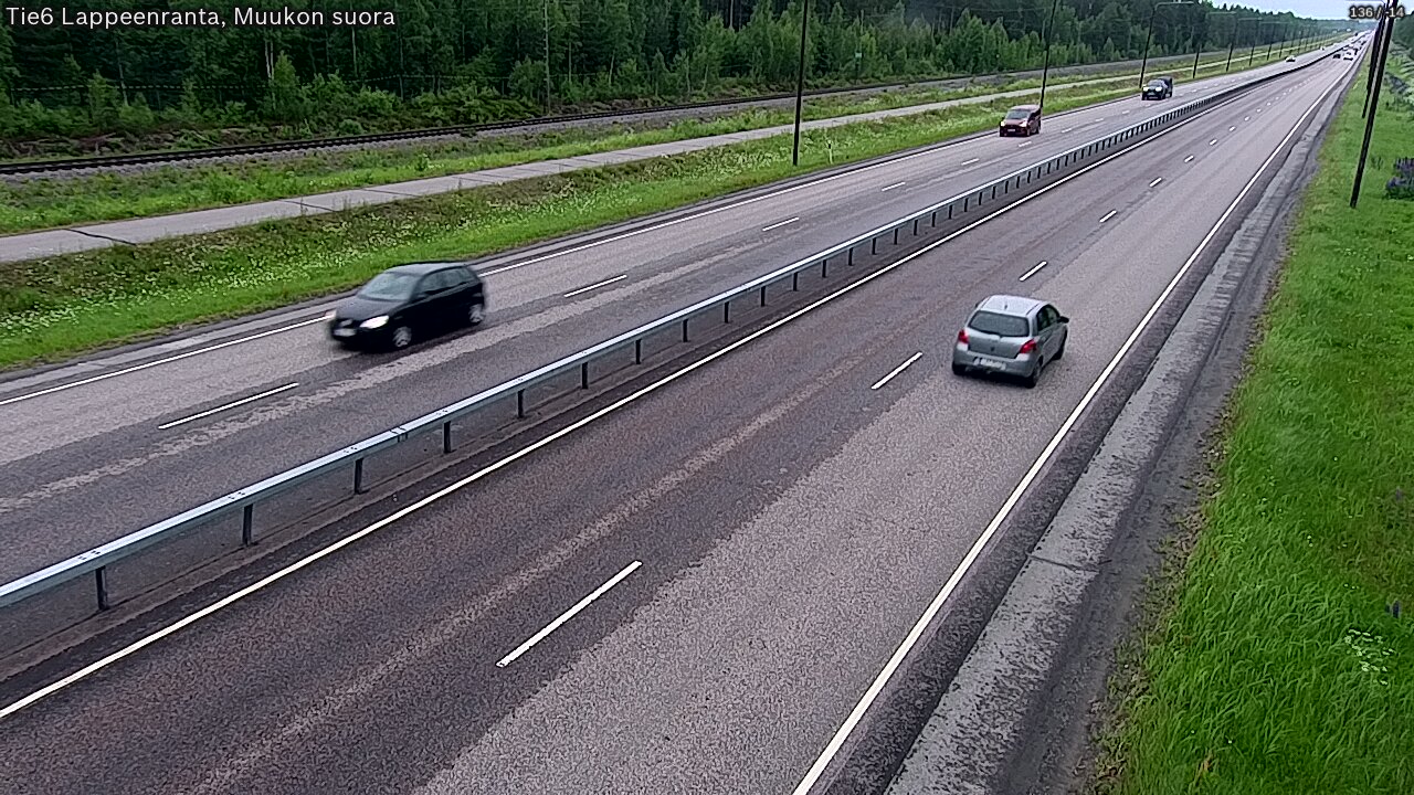Kelikamerat Kuva Tie 6 Lappeenranta, Muukon suora, Lappeenranta, Etelä-Karjala