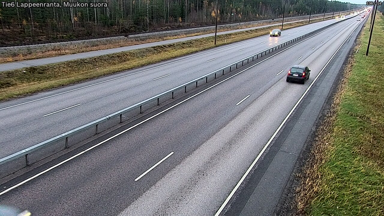 Kelikamerat Kuva Tie 6 Lappeenranta, Muukon suora, Lappeenranta, Etelä-Karjala