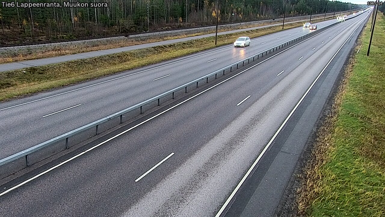 Kelikamerat Kuva Tie 6 Lappeenranta, Muukon suora, Lappeenranta, Etelä-Karjala