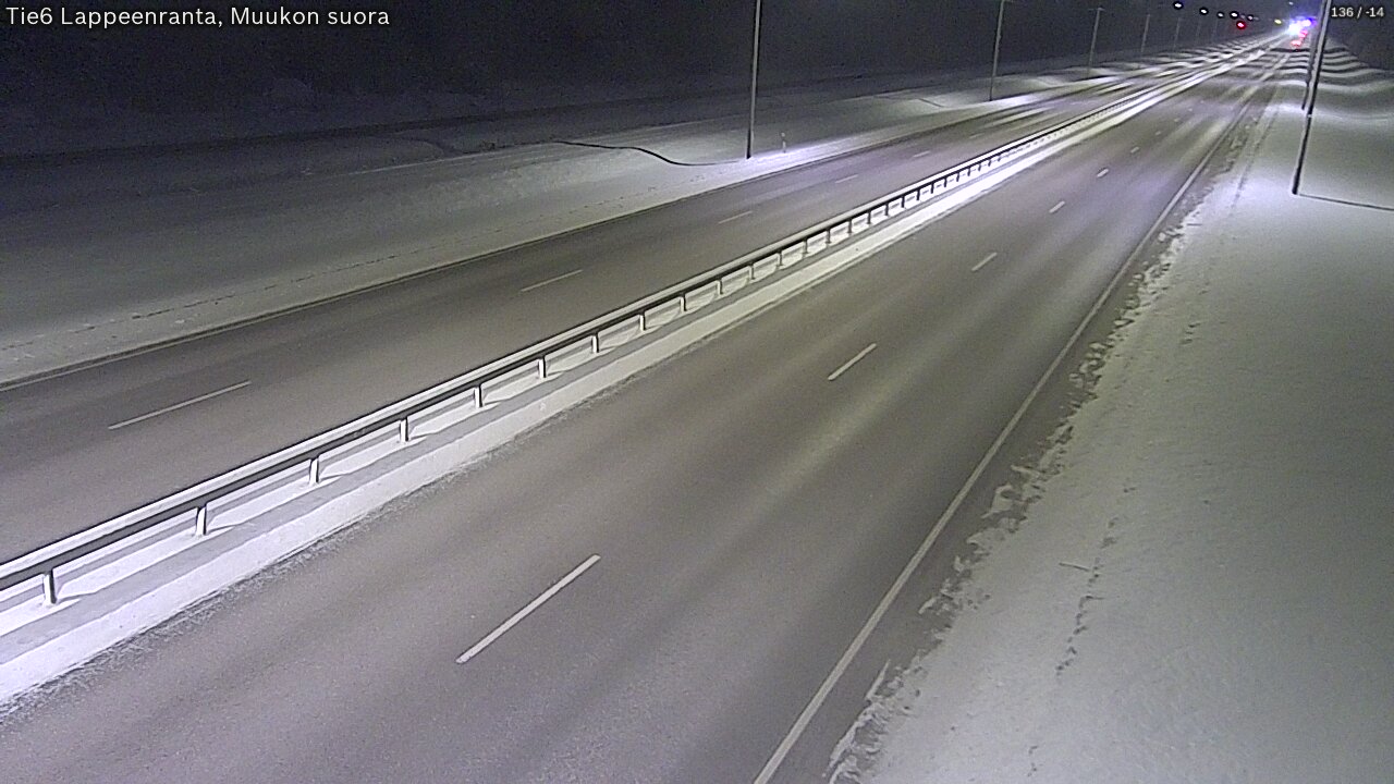 Kelikamerat Kuva Tie 6 Lappeenranta, Muukon suora, Lappeenranta, Etelä-Karjala