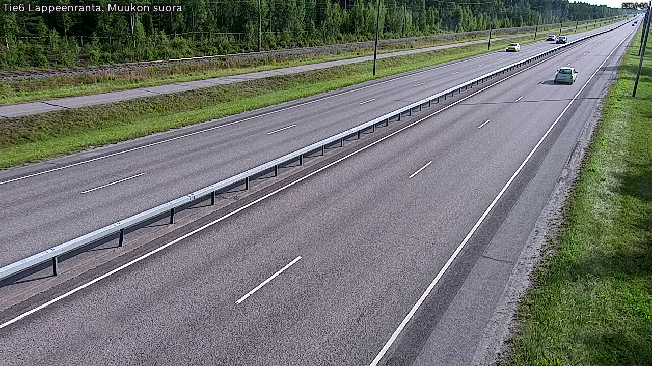 Kelikamerat Kuva Tie 6 Lappeenranta, Muukon suora, Lappeenranta, Etelä-Karjala