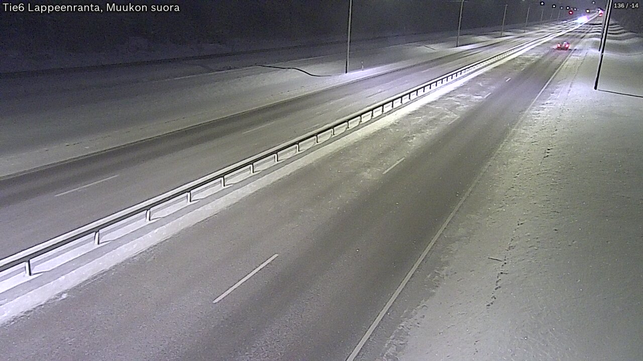 Weather Camera Image Tie 6 Villmanstrand, Muukko rakan, Lappeenranta, Etelä-Karjala