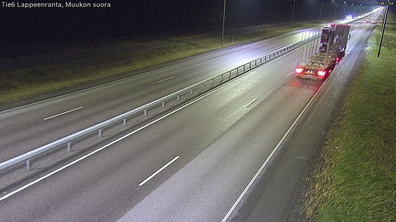 Weather Camera Image Tie 6 Villmanstrand, Muukko rakan, Lappeenranta, Etelä-Karjala