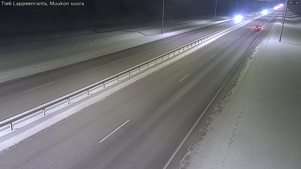 Kelikamerat Kuva Tie 6 Lappeenranta, Muukon suora, Lappeenranta, Etelä-Karjala