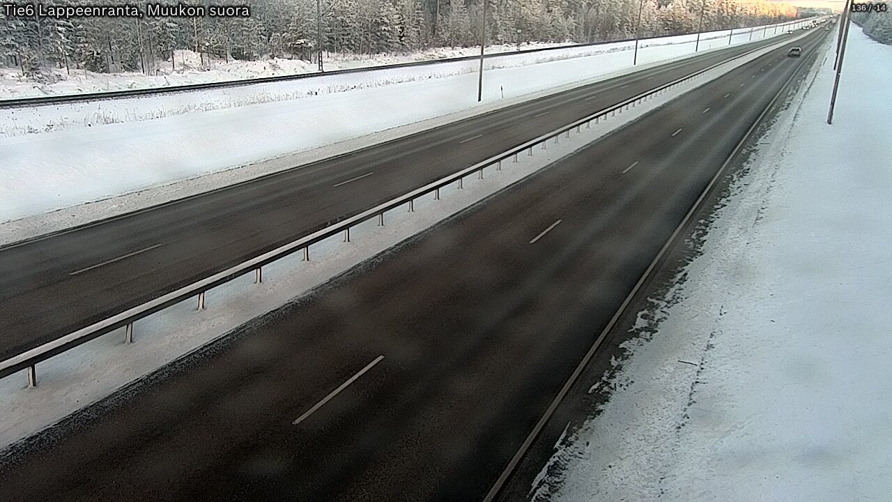 Kelikamerat Kuva Tie 6 Lappeenranta, Muukon suora, Lappeenranta, Etelä-Karjala